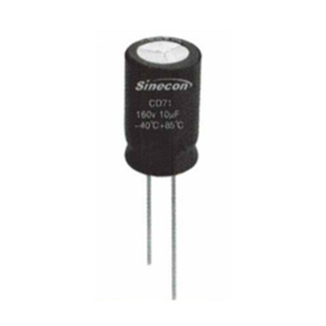 CD71H Bipolarni visoki temperaturni otporni posebni radijalni aluminijski elektrolitički kondenzator CD71H Bipolarni visoki temperaturni otporni posebni radijalni aluminijski elektrolitički kondenzator
