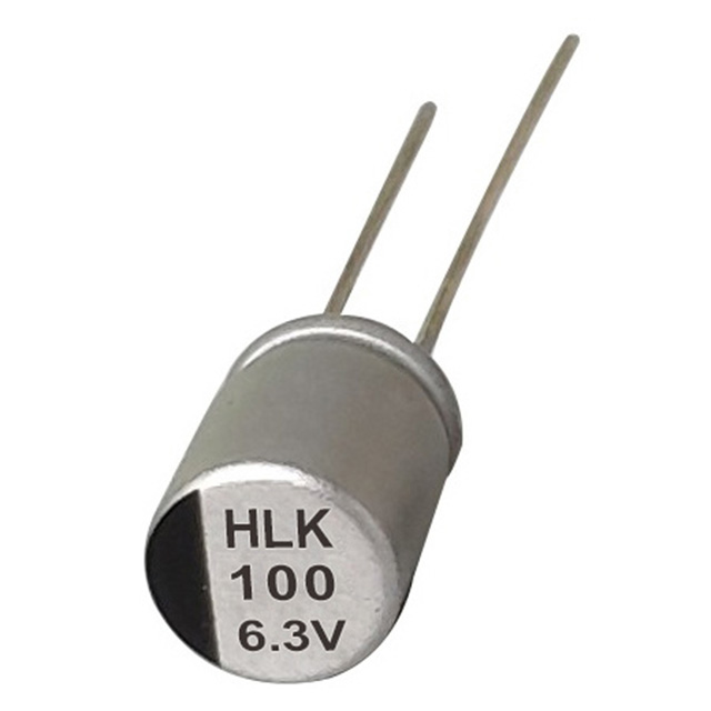 HLK 120 ° C visoke temperature, niskog ESR radijalnog polimernog aluminijskog elektrolitičkog kondenzatora HLK 120 ° C visoke temperature, niskog ESR radijalnog polimernog aluminijskog elektrolitičkog kondenzatora