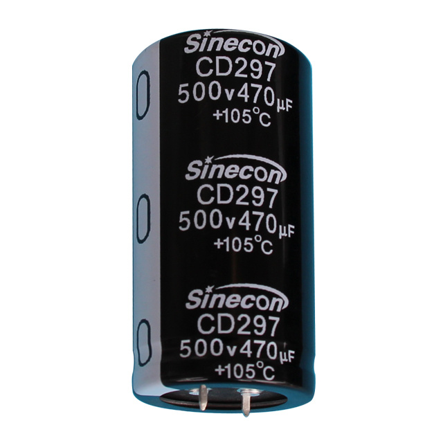 CD297 Ultra-visoki napon, slabo propuštanje, dugotrajni aluminijski elektrolitički kondenzator